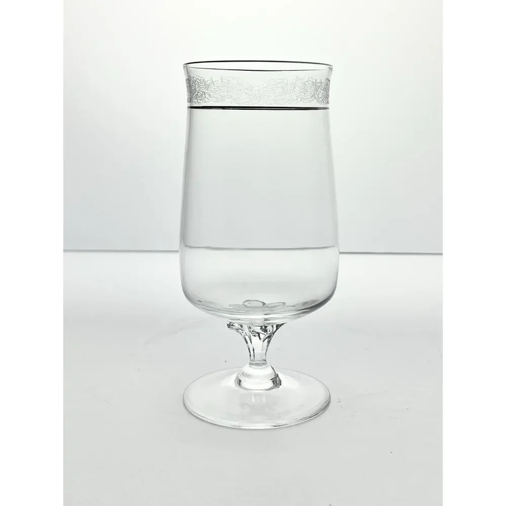 Lenox “Moonspun” Set of 5 Iced Tea Glasses 6 3/8” 15oz Signed